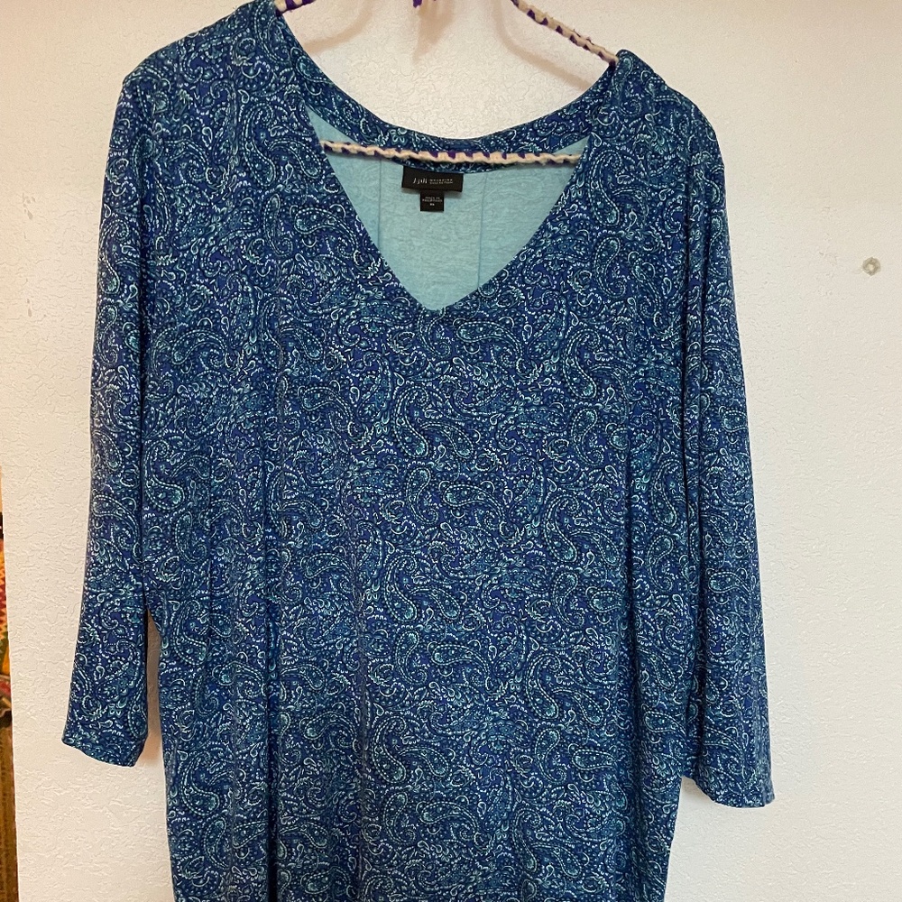J.Jill Paisley Blouse